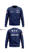 B.Y.E. AMBULANCE SERVICE INC. Crew Neck Sweatshirt - 100