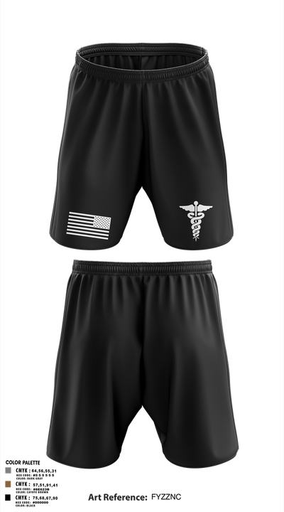 319th IEW Athletic Shorts With Pockets - 3