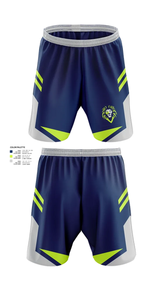 Athletic Shorts With Pockets, Lions, , Teamtime, Team time, sublimation, custom sports apparel, team uniforms, spirit wear, spiritwear, sports uniforms, custom shirts, team store, custom team store, fundraiser sports, apparel fundraiser