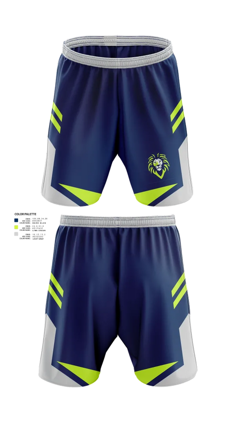 Athletic Shorts With Pockets, Lions, , Teamtime, Team time, sublimation, custom sports apparel, team uniforms, spirit wear, spiritwear, sports uniforms, custom shirts, team store, custom team store, fundraiser sports, apparel fundraiser