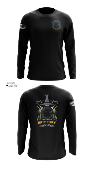 Long Sleeve Performance Shirt, 117th Intel Squadron, Air Force, Teamtime, Team time, sublimation, custom sports apparel, team uniforms, spirit wear, spiritwear, sports uniforms, custom shirts, team store, custom team store, fundraiser sports, apparel fundraiser