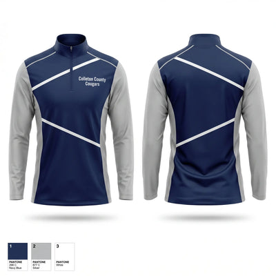 Colleton County Cougars 17459991 Quarter Zip Jacket - 1