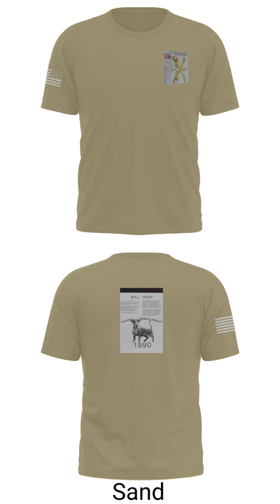 2nd Armored Cavalry Regiment 7857007 Old School Cotton Feel Shirt - 90