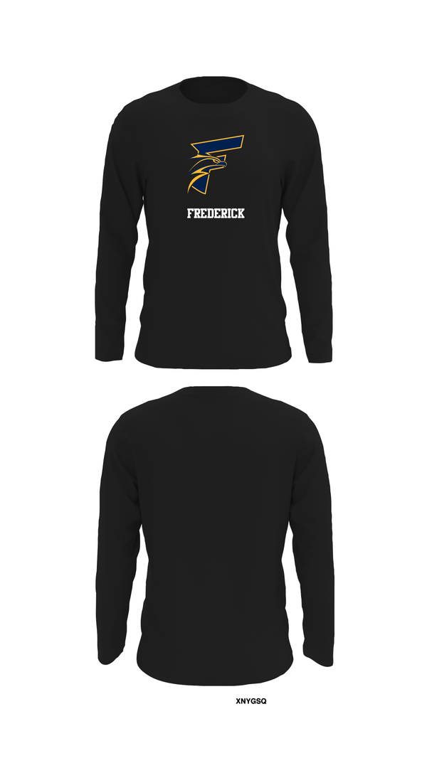 Long Sleeve Performance Shirt, Frederick, Men's Basketball, Teamtime, Team time, sublimation, custom sports apparel, team uniforms, spirit wear, spiritwear, sports uniforms, custom shirts, team store, custom team store, fundraiser sports, apparel fundraiser