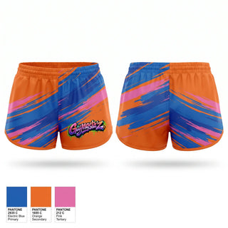 Womens Shorts, Gayngsta'z, Softball, Teamtime, Team time, sublimation, custom sports apparel, team uniforms, spirit wear, spiritwear, sports uniforms, custom shirts, team store, custom team store, fundraiser sports, apparel fundraiser