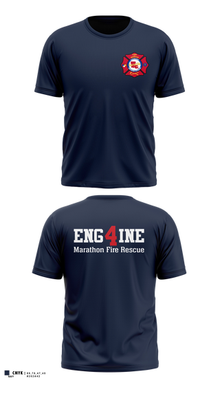 Old School Cotton Feel Shirt, Marathon Fire Rescue, Fire Department, Teamtime, Team time, sublimation, custom sports apparel, team uniforms, spirit wear, spiritwear, sports uniforms, custom shirts, team store, custom team store, fundraiser sports, apparel fundraiser
