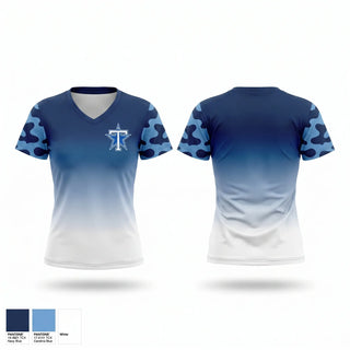 Womens Short Sleeve Vneck Shirt, Telstar High School Basketball, Men's Basketball, Teamtime, Team time, sublimation, custom sports apparel, team uniforms, spirit wear, spiritwear, sports uniforms, custom shirts, team store, custom team store, fundraiser sports, apparel fundraiser