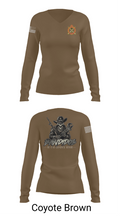 501st BSB, B Company 7979592 Women's Long Sleeve V-neck Shirt - 17
