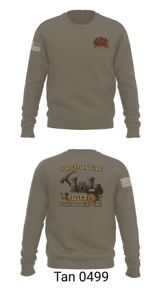 Crew Neck Sweatshirt, 279TH Engineer Detachment, Army, Teamtime, Team time, sublimation, custom sports apparel, team uniforms, spirit wear, spiritwear, sports uniforms, custom shirts, team store, custom team store, fundraiser sports, apparel fundraiser