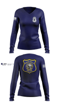 Patrol Division Women's Long Sleeve V-neck Shirt - 1