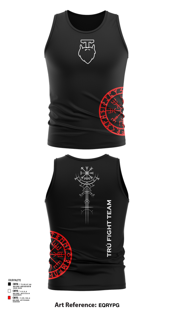 Tank Top, Trú Fight Team, Spirit Store, Teamtime, Team time, sublimation, custom sports apparel, team uniforms, spirit wear, spiritwear, sports uniforms, custom shirts, team store, custom team store, fundraiser sports, apparel fundraiser