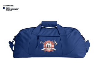 Duffle Bag, Firehouse 6, Fire Department, Teamtime, Team time, sublimation, custom sports apparel, team uniforms, spirit wear, spiritwear, sports uniforms, custom shirts, team store, custom team store, fundraiser sports, apparel fundraiser