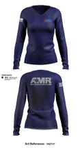 AMR Knox County 21662305 Women's Long Sleeve V-neck Shirt - 1
