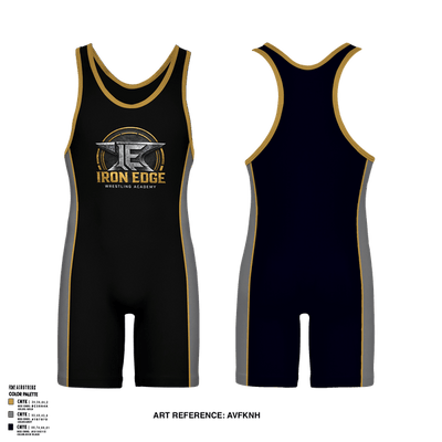 Iron edge wrestling academy 10827330 Men's Wrestling Singlet - 2