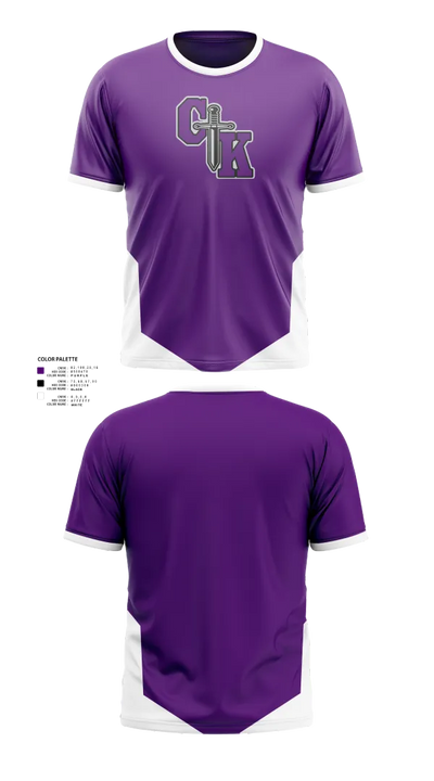 Columbia Knights Football 69359325 Short Sleeve Performance Shirt - 12
