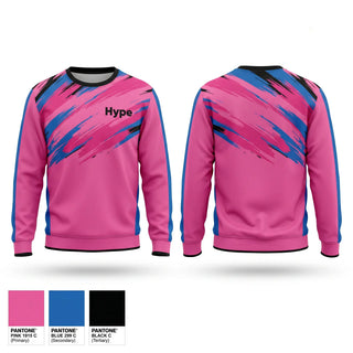 Crew Neck Sweatshirt, Hype, Softball, Teamtime, Team time, sublimation, custom sports apparel, team uniforms, spirit wear, spiritwear, sports uniforms, custom shirts, team store, custom team store, fundraiser sports, apparel fundraiser