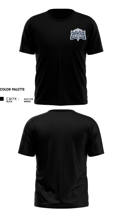 Showcase Pro Wrestling 35565590 Short Sleeve Performance Shirt - 1