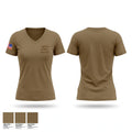 188th army band 19443829 Women's Short Sleeve V-neck Shirt - 1