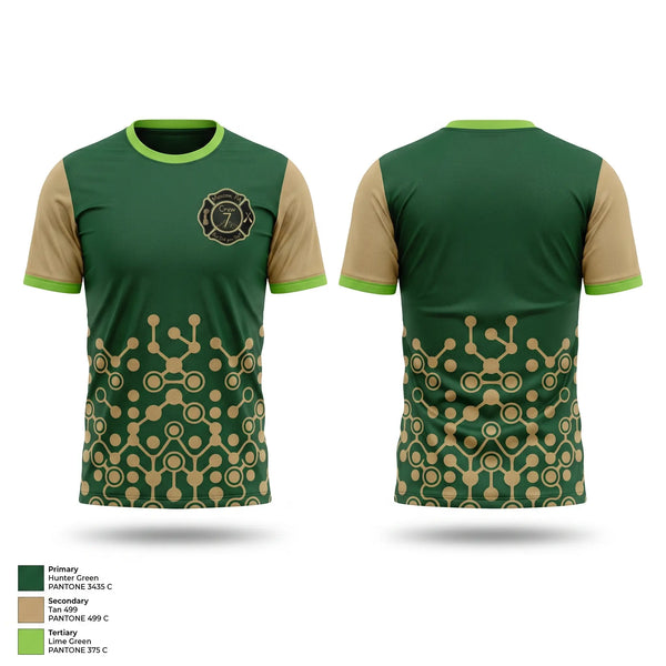 Soft Poly Tee Cotton Like Feel, Crew 7, , Teamtime, Team time, sublimation, custom sports apparel, team uniforms, spirit wear, spiritwear, sports uniforms, custom shirts, team store, custom team store, fundraiser sports, apparel fundraiser