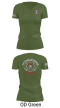 HQ PLT, HHC, 508th MP BN (D) 41529202 Women's Short Sleeve V-neck Shirt - 48