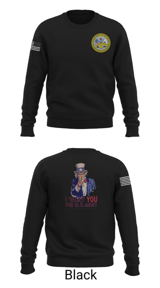 Crew Neck Sweatshirt, US Army I Want You, Army, Teamtime, Team time, sublimation, custom sports apparel, team uniforms, spirit wear, spiritwear, sports uniforms, custom shirts, team store, custom team store, fundraiser sports, apparel fundraiser