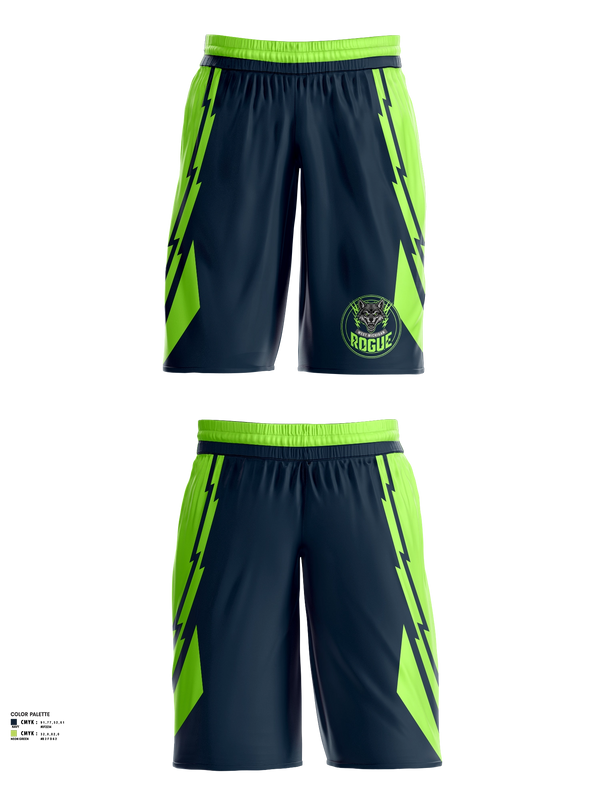 Mens Basketball Shorts, West Michigan Rogue, Men's Basketball, Teamtime, Team time, sublimation, custom sports apparel, team uniforms, spirit wear, spiritwear, sports uniforms, custom shirts, team store, custom team store, fundraiser sports, apparel fundraiser