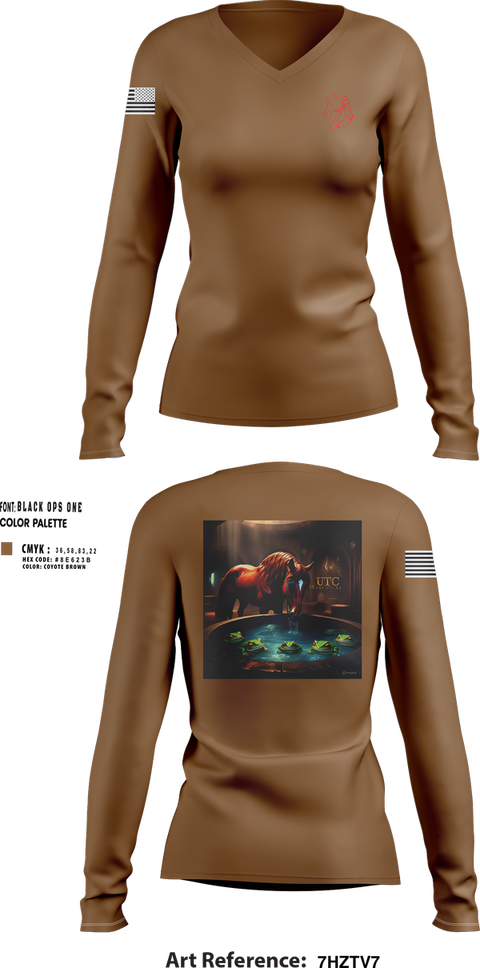 Womens Long Sleeve Vneck Shirt, 819 RHS, Air Force, Teamtime, Team time, sublimation, custom sports apparel, team uniforms, spirit wear, spiritwear, sports uniforms, custom shirts, team store, custom team store, fundraiser sports, apparel fundraiser