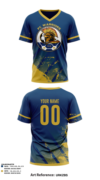 Mens Soccer Jersey, FC Warriors, Men's Soccer, Teamtime, Team time, sublimation, custom sports apparel, team uniforms, spirit wear, spiritwear, sports uniforms, custom shirts, team store, custom team store, fundraiser sports, apparel fundraiser