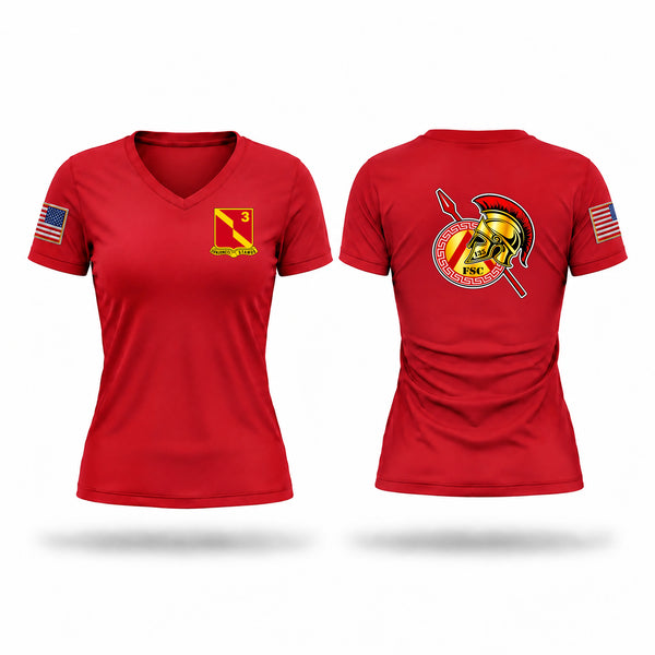 Womens Short Sleeve Vneck Shirt, 135th FSC, Army, Teamtime, Team time, sublimation, custom sports apparel, team uniforms, spirit wear, spiritwear, sports uniforms, custom shirts, team store, custom team store, fundraiser sports, apparel fundraiser