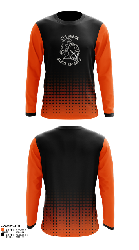 Long Sleeve Performance Shirt, Van Buren Youth Soccer Association, Spirit Store, Teamtime, Team time, sublimation, custom sports apparel, team uniforms, spirit wear, spiritwear, sports uniforms, custom shirts, team store, custom team store, fundraiser sports, apparel fundraiser