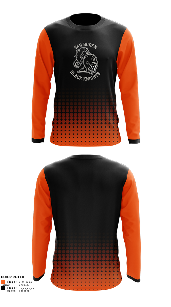 Long Sleeve Performance Shirt, Van Buren Youth Soccer Association, Spirit Store, Teamtime, Team time, sublimation, custom sports apparel, team uniforms, spirit wear, spiritwear, sports uniforms, custom shirts, team store, custom team store, fundraiser sports, apparel fundraiser