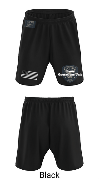 Athletic Shorts With Pockets, Drone Operations Unit, Police, Teamtime, Team time, sublimation, custom sports apparel, team uniforms, spirit wear, spiritwear, sports uniforms, custom shirts, team store, custom team store, fundraiser sports, apparel fundraiser