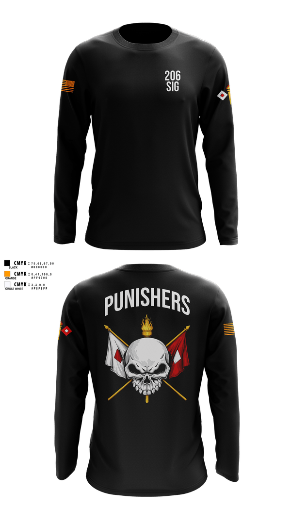 Long Sleeve Performance Shirt, 206th Signal Company, Army, Teamtime, Team time, sublimation, custom sports apparel, team uniforms, spirit wear, spiritwear, sports uniforms, custom shirts, team store, custom team store, fundraiser sports, apparel fundraiser