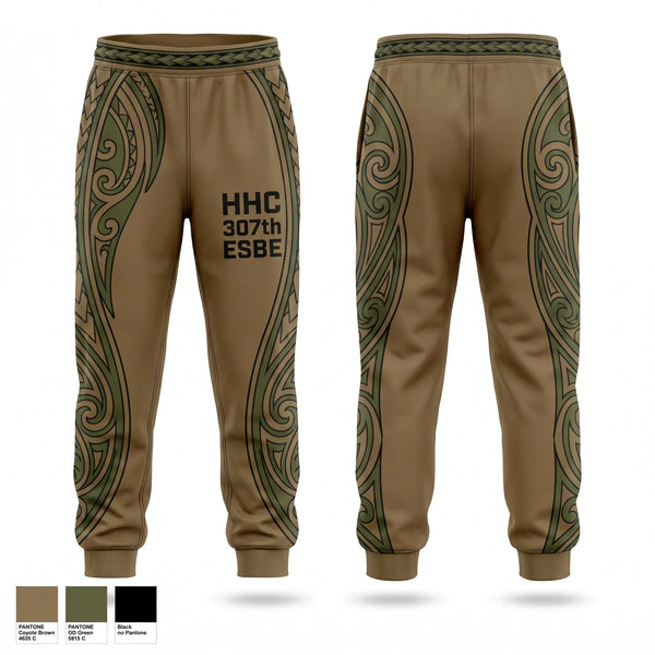 Sweatpants, HHC, 307th ESB-E, Army, Teamtime, Team time, sublimation, custom sports apparel, team uniforms, spirit wear, spiritwear, sports uniforms, custom shirts, team store, custom team store, fundraiser sports, apparel fundraiser