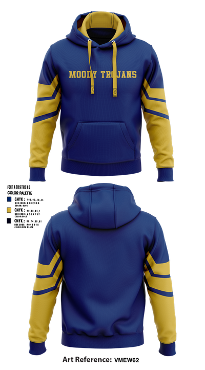 Moody Trojans 61343445 Hoodie - 1