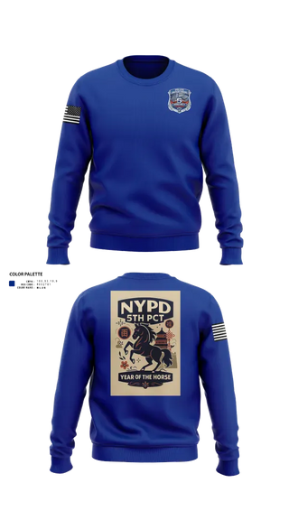 Crew Neck Sweatshirt, 5th Precinct, Police, Teamtime, Team time, sublimation, custom sports apparel, team uniforms, spirit wear, spiritwear, sports uniforms, custom shirts, team store, custom team store, fundraiser sports, apparel fundraiser