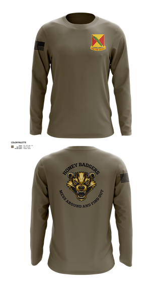 Long Sleeve Performance Shirt, Delta companyHHB 1-51 ADA, Army, Teamtime, Team time, sublimation, custom sports apparel, team uniforms, spirit wear, spiritwear, sports uniforms, custom shirts, team store, custom team store, fundraiser sports, apparel fundraiser