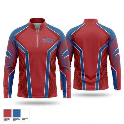 Tribe 3239922 Quarter Zip Jacket - 1