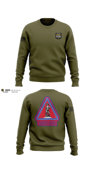 Crew Neck Sweatshirt, Missouri Army National Guard Recruiting and Retention Battalion, National Guard, Teamtime, Team time, sublimation, custom sports apparel, team uniforms, spirit wear, spiritwear, sports uniforms, custom shirts, team store, custom team store, fundraiser sports, apparel fundraiser