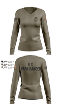 NPS Ranger 54579157 Women's Long Sleeve V-neck Shirt - 102