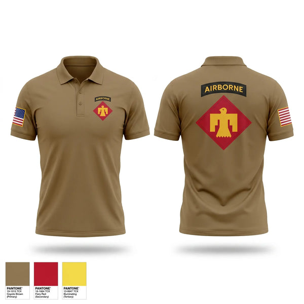 Short Sleeve Performance Polo, 2-134 infantry, National Guard, Teamtime, Team time, sublimation, custom sports apparel, team uniforms, spirit wear, spiritwear, sports uniforms, custom shirts, team store, custom team store, fundraiser sports, apparel fundraiser