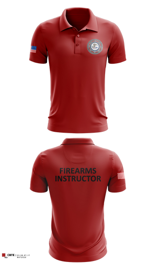 Short Sleeve Performance Polo, FBOP FIREARMS INSTRUCTOR, Police, Teamtime, Team time, sublimation, custom sports apparel, team uniforms, spirit wear, spiritwear, sports uniforms, custom shirts, team store, custom team store, fundraiser sports, apparel fundraiser