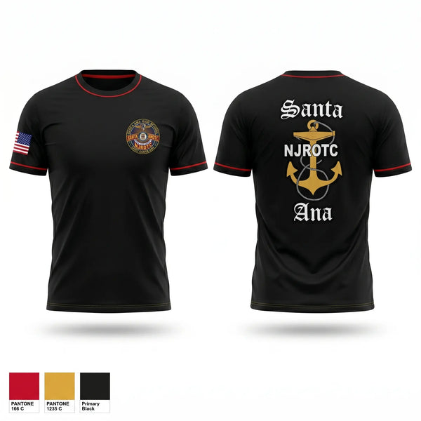 Short Sleeve Performance Shirt, Santa Ana, Navy, Teamtime, Team time, sublimation, custom sports apparel, team uniforms, spirit wear, spiritwear, sports uniforms, custom shirts, team store, custom team store, fundraiser sports, apparel fundraiser