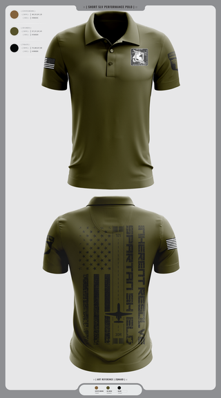 Short Sleeve Performance Polo, Jet Det, Army, Teamtime, Team time, sublimation, custom sports apparel, team uniforms, spirit wear, spiritwear, sports uniforms, custom shirts, team store, custom team store, fundraiser sports, apparel fundraiser