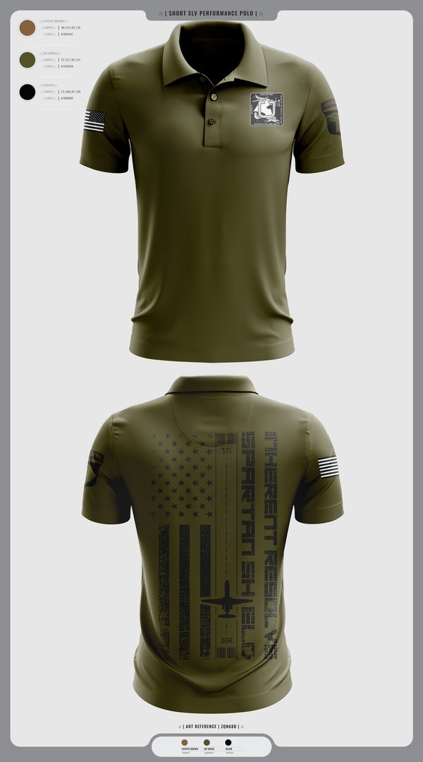 Short Sleeve Performance Polo, Jet Det, Army, Teamtime, Team time, sublimation, custom sports apparel, team uniforms, spirit wear, spiritwear, sports uniforms, custom shirts, team store, custom team store, fundraiser sports, apparel fundraiser