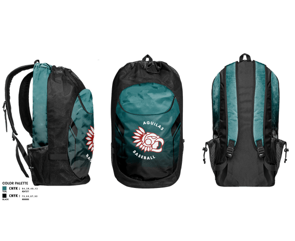 Gear Bag, aguilas, Baseball, Teamtime, Team time, sublimation, custom sports apparel, team uniforms, spirit wear, spiritwear, sports uniforms, custom shirts, team store, custom team store, fundraiser sports, apparel fundraiser
