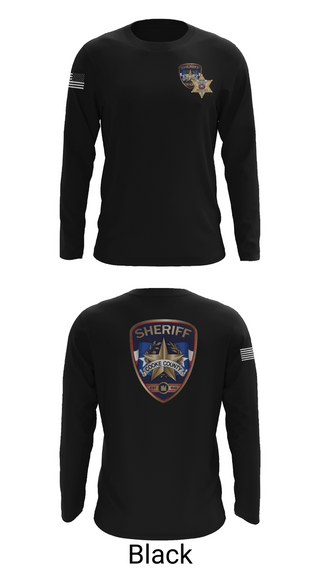 Long Sleeve Performance Shirt, Cooke County Sheriff’s Office, Police, Teamtime, Team time, sublimation, custom sports apparel, team uniforms, spirit wear, spiritwear, sports uniforms, custom shirts, team store, custom team store, fundraiser sports, apparel fundraiser