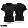 The Colony Pipes & Drums 63621632 Women's Short Sleeve V-neck Shirt - 1