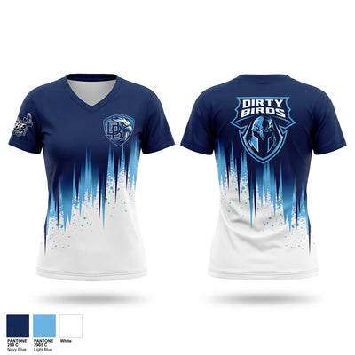 DBE Women's Short Sleeve V-neck Shirt - 1