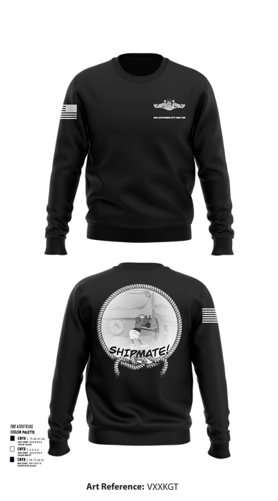 USS Jefferson City FCPOA Crew Neck Sweatshirt - 3